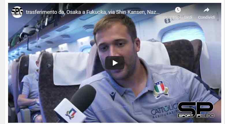 Intervista al centro della Nazionale Italiana Rugby Tommaso Benvenuti